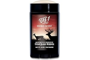 Conquest Scents Vs-1 Deer Hunting Scents – Deer Attractant & Doe in Estrus Scent, for Pre-rut, Rut, and Post-Rut