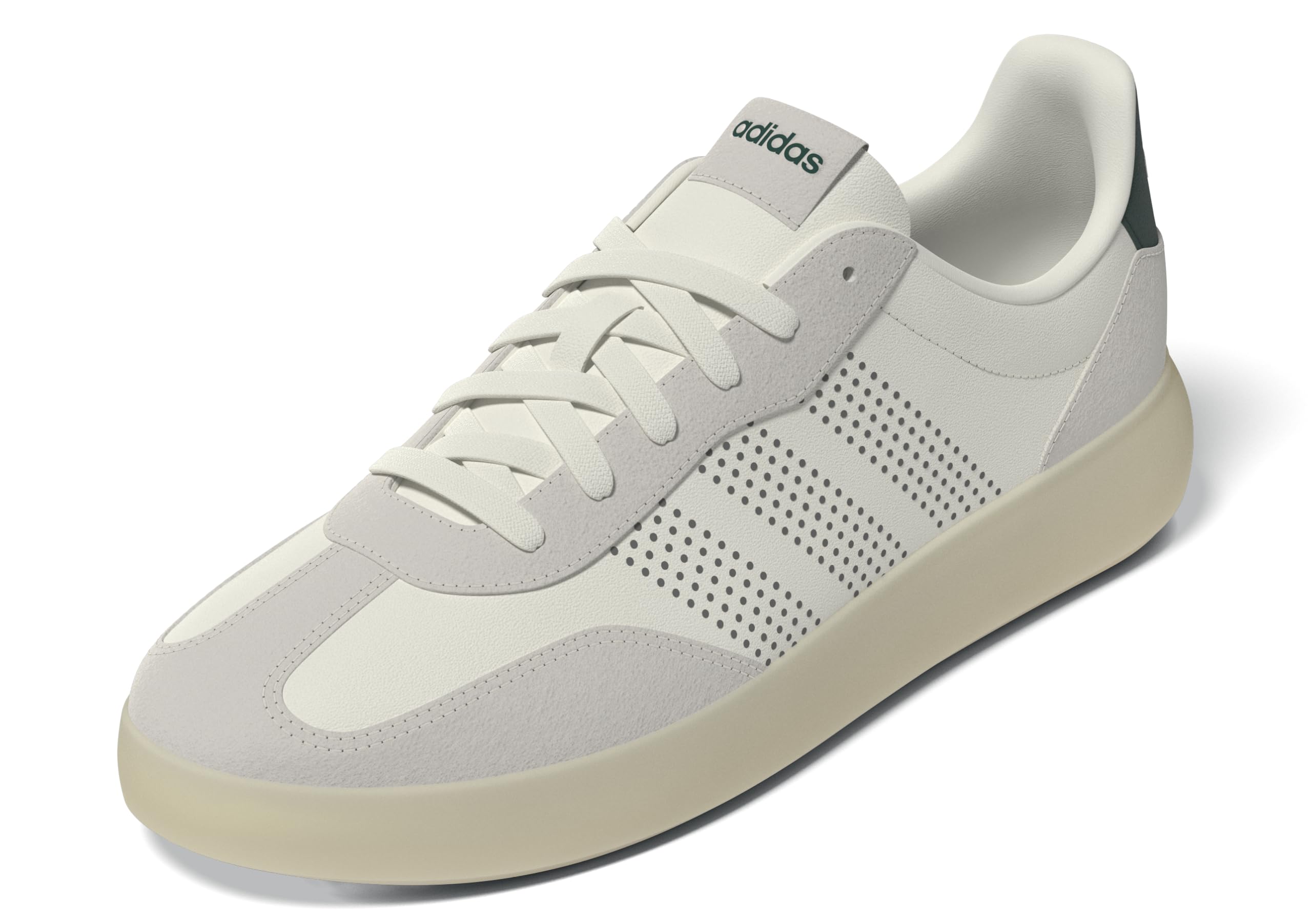 Adidas Mens Barreda Decode V2 Sportswear, Off White/Off White/Collegiate Green, 5.5 Image