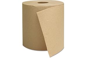 GENERAL SUPPLY GEN 1825 Hardwound Towels, Brown, 1-Ply, Brown, 800ft (Case of 6)