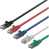 Ethernet Cable, Rankie 5-Pack 5 ft RJ45 Cat 6 Ethernet Patch LAN Network Cable (5-Color Combo) - R1300