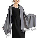 Ciormis Pashmina Scarf for Women, Soft Pashminas Shawls and Wraps for Evening Dresses, Wedding Bride Bridesmaid Shawls Scarf