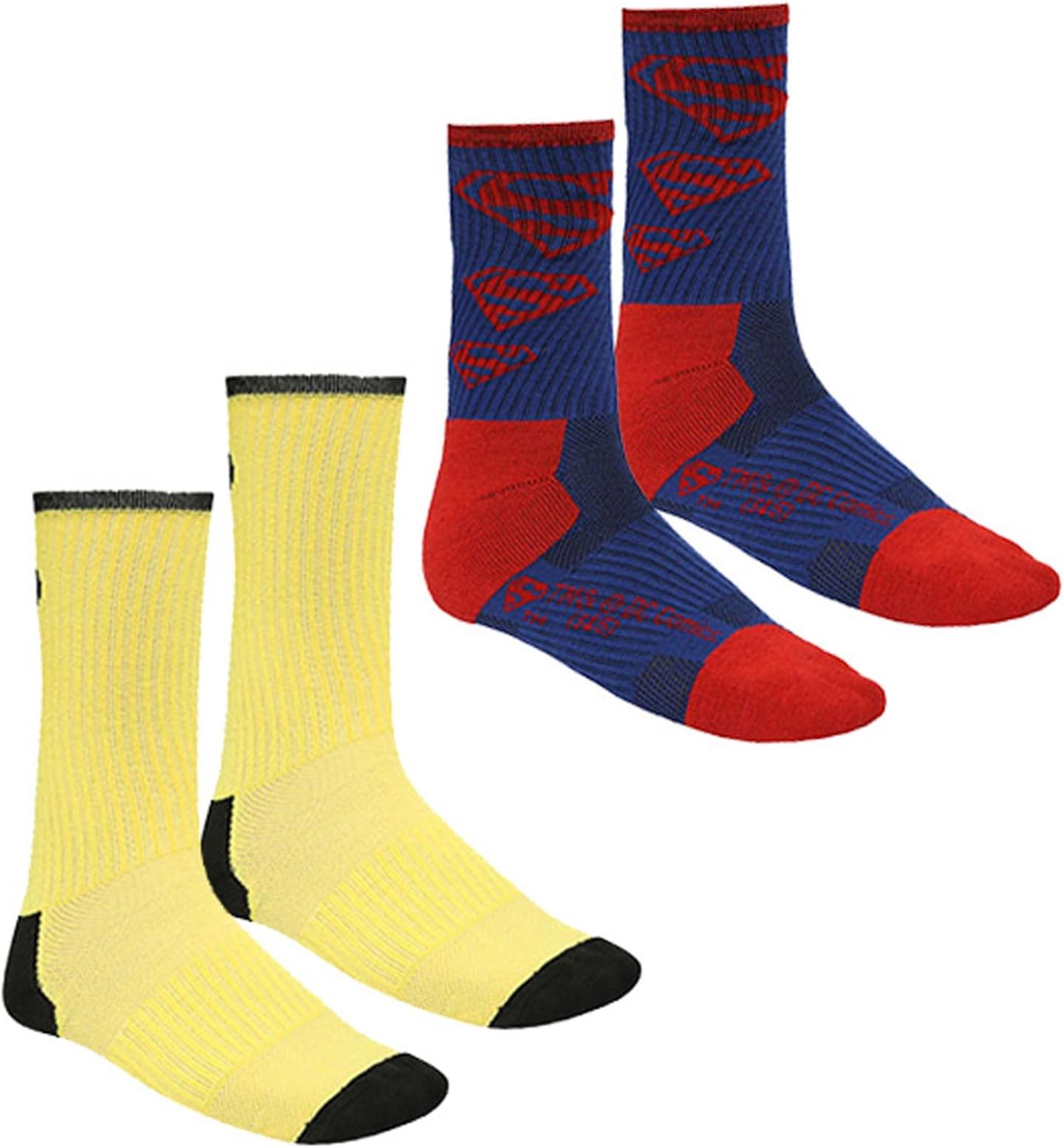 Official Merchandise DC Goals Multicolour Unisex Crew Socks Combo