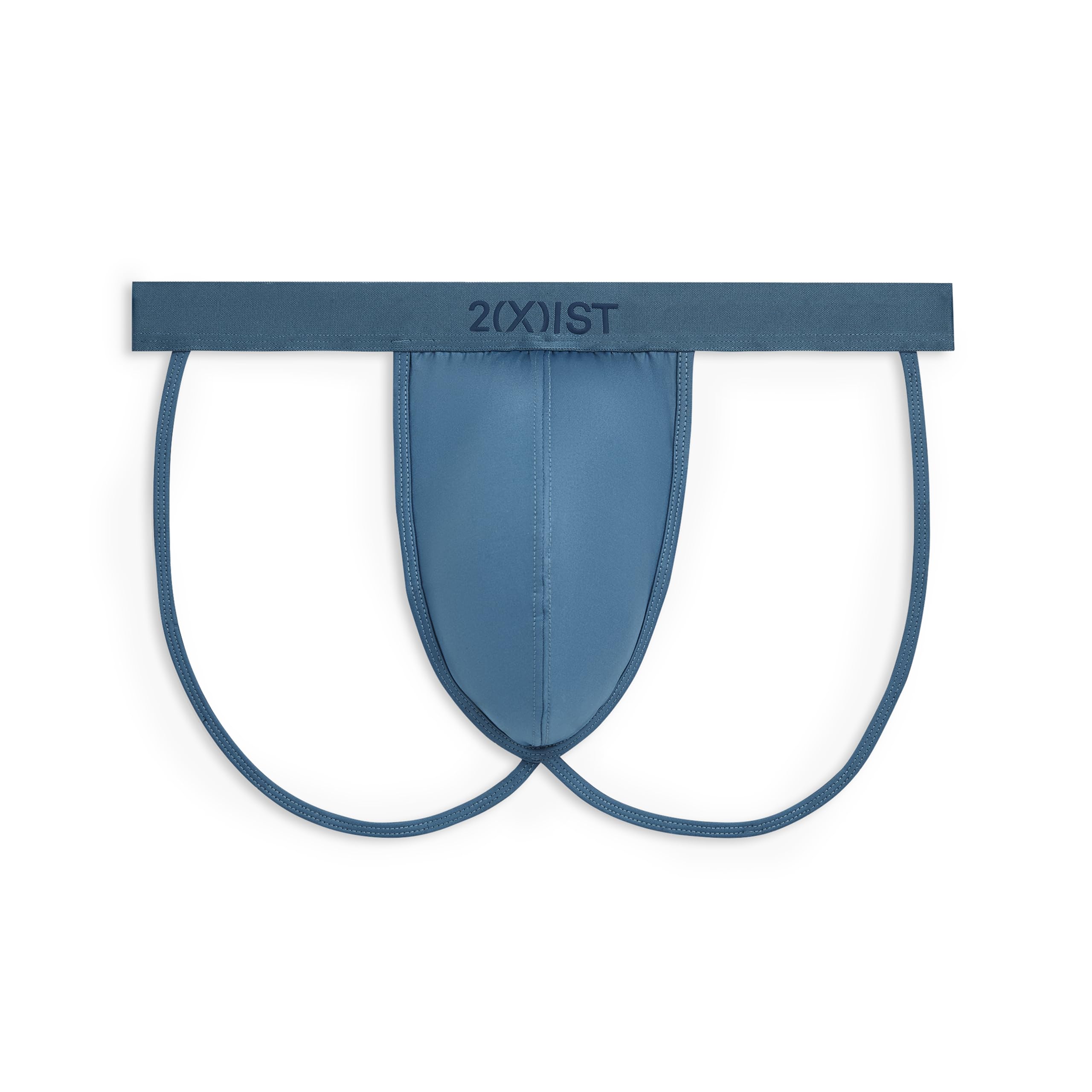 2(X)IST Men's Sliq Jock Strap Blue Steel