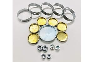 IE PARTS GROUP Block Prep kit with Brass Freeze Plugs Set and Cam Bearings Compatible with Ford bb 370 429 460