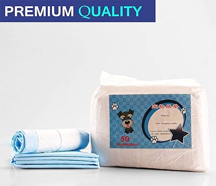 Wowdog Puppy Training Pads Extra Large Size (60 * 90 cm, 20-Count)