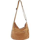 Canvas Casual Messenger Bag Hobo Crossbody Bag Canvas Shouder Tote Handbag for Women and Men