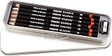 Derwent Graphic Pencils Set 6 8B 6B 4B 2B HB 2H Professional Quality view 3