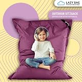 LAZY BAG XL 250L Beanbag Cushion Armchair for Kids & Adults - Violet view 4