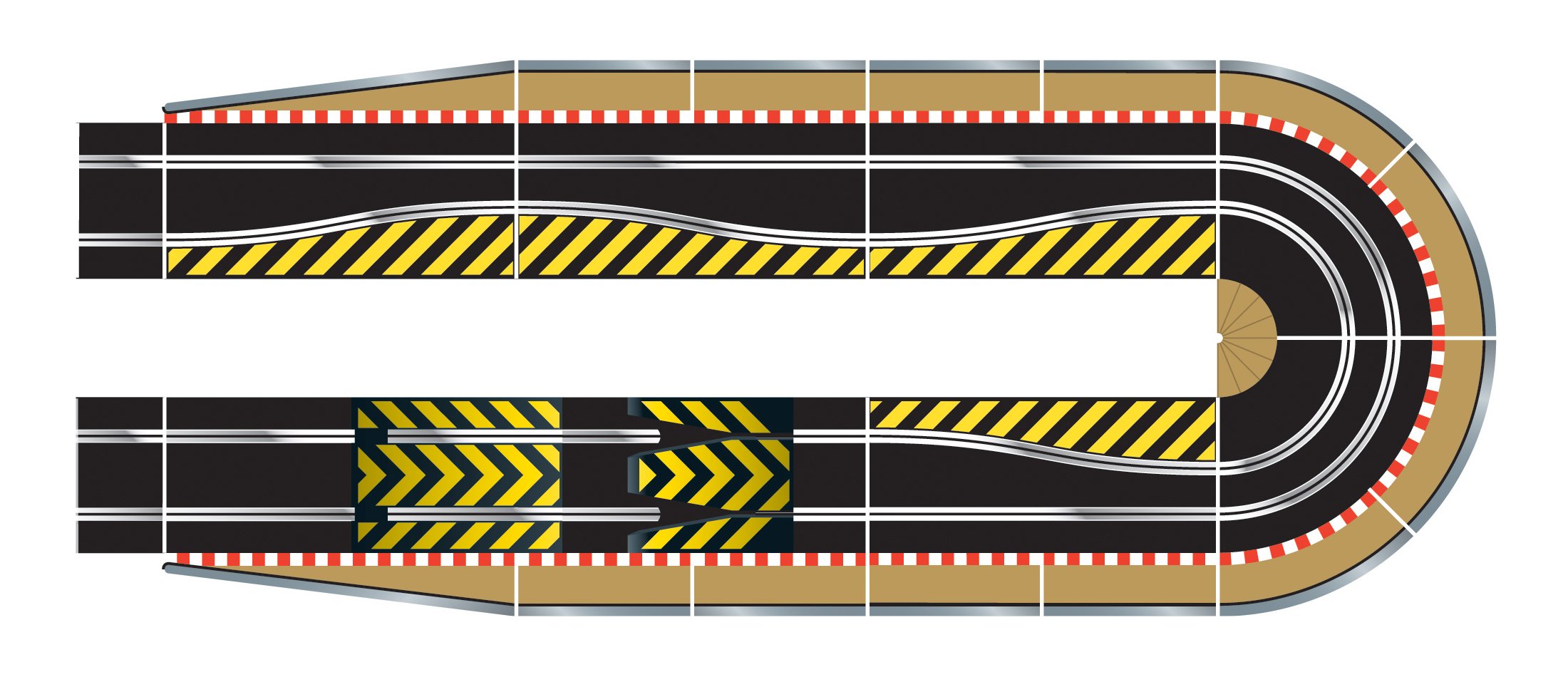Scalextric C8514 Track Extension Pack Ultimate 1x