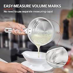 SUNHOUSE 1.5 Quart Sauce Pan, 18/10 Stainless Steel