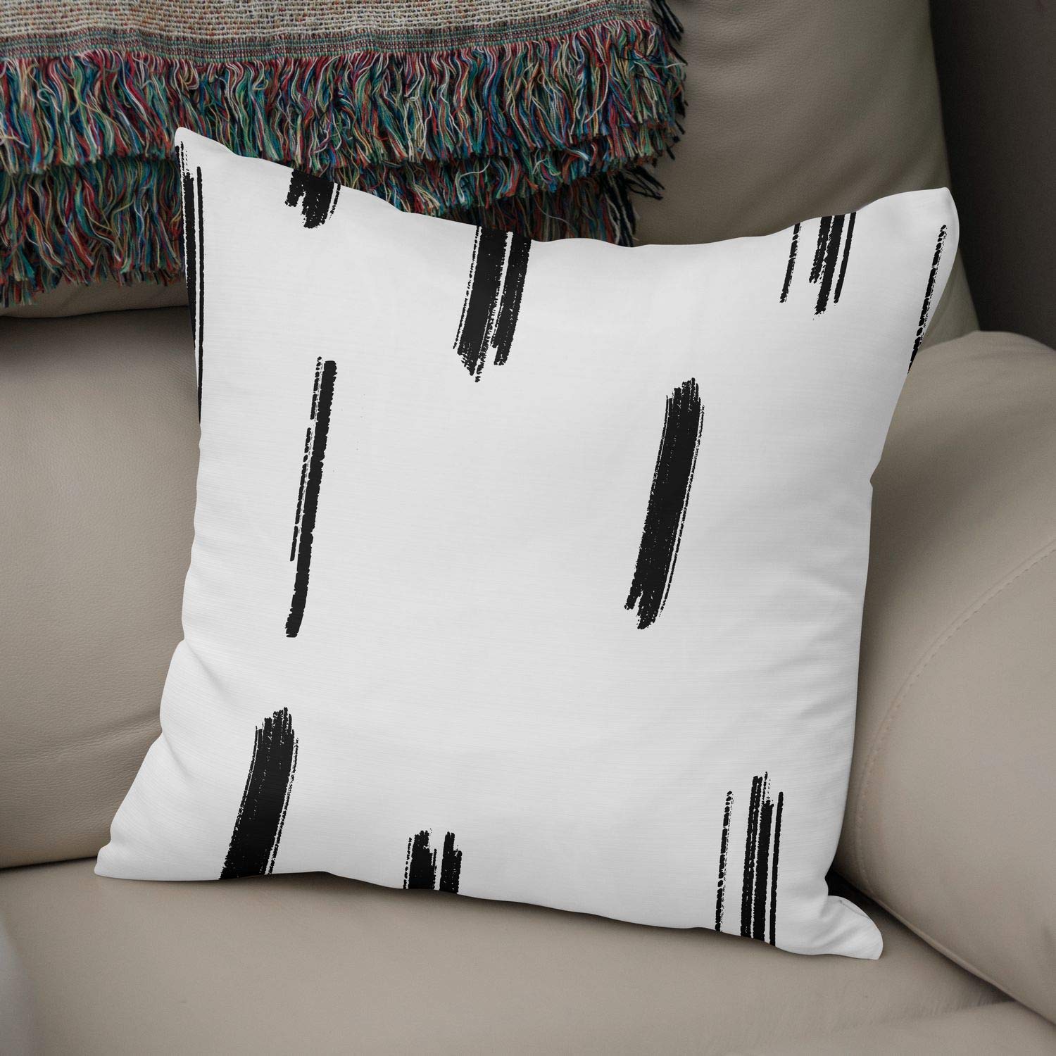 Bonamaison Decorative Cushion Cover Random Pattern, Throw Pillow Covers, Home Decorative Pillowcases for Livingroom, Sofa, Bedroom, Size:43X43 Cm - Designed and Manufactured in Turkey