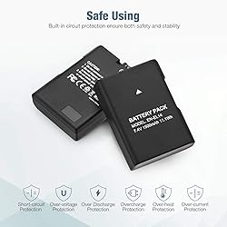 Magolin EN-EL14 EN EL14A Battery 2-Pack 1500mAh