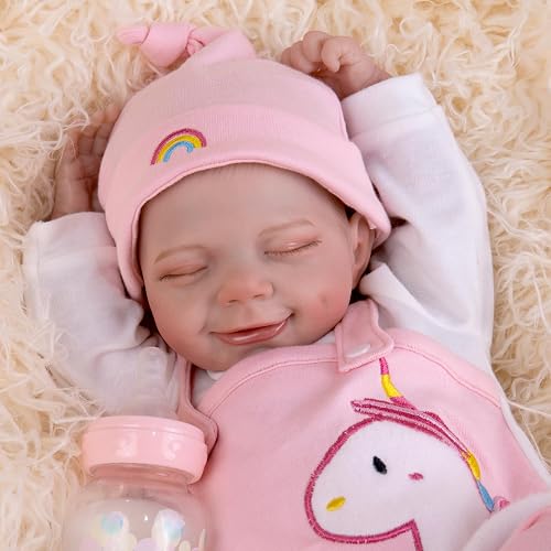 thumbnail image 2 of Aori Reborn Baby Doll - 18 Inch Realistic Sleeping Boy Doll With Outfit 2 of 13