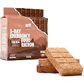 Emergency Food Supply - Chocolate Survival Ration - 20 Years Shelf Life - 1 Day