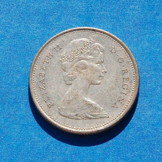 Canada 25 Cents 18671967 Bobcat Commemorative Silver Coin