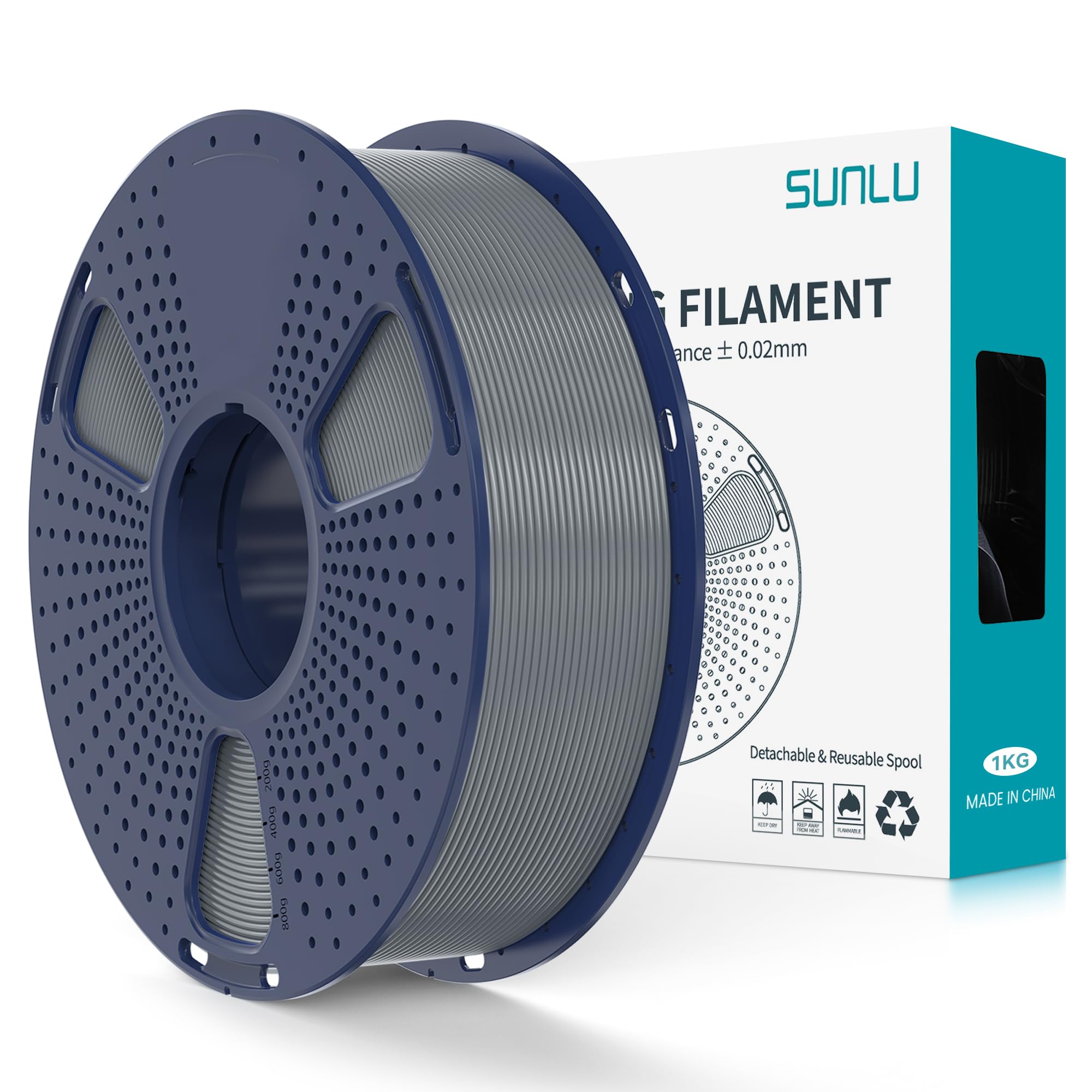 SUNLU PLA+2.0 3D Printer Filament, Upgrade