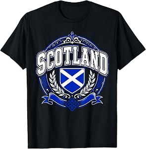 Scotland Scottish Men Kids Women Scottish Flag T-Shirt