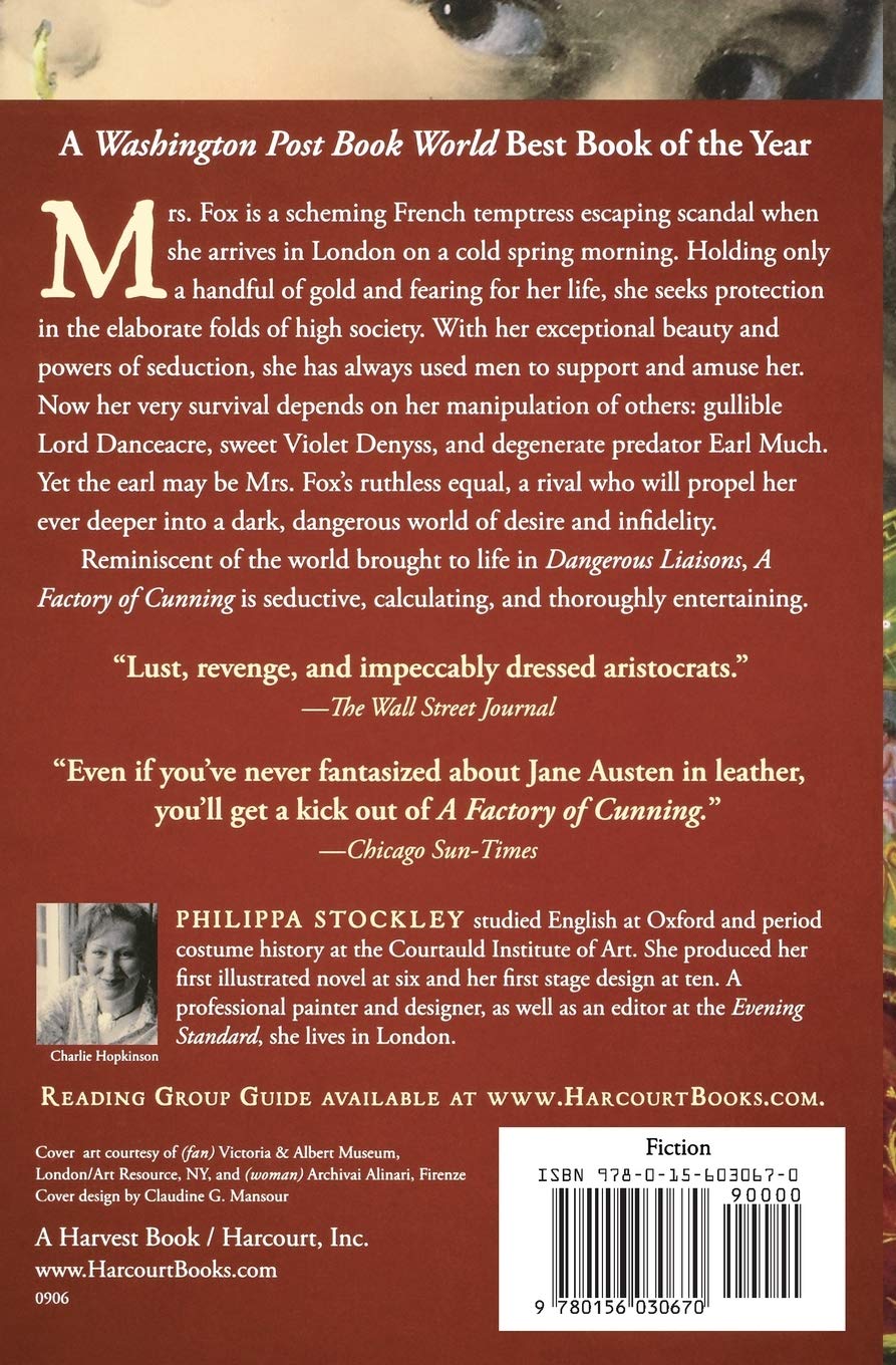 world factory inc on A Factory Of Cunning Stockley Philippa 9780156030670 Amazon Com Books