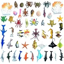 119 Figuras De Animales Marinos En Miniatura - 17 Estilos, De Resina, Para Decorar Acuarios, Peceras, Jardines O Manualidades