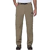 BC Clothing Hiking Convertible Outdoor Cargo Pants for Men (Tan, XXLx29)