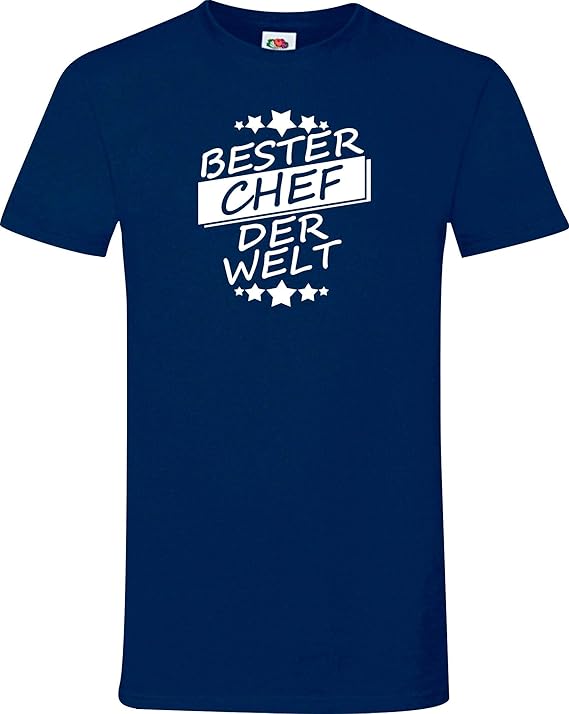 Shirtinstyle TShirt, Bester Chef Der Welt, Familie Dankeschön Geschenk