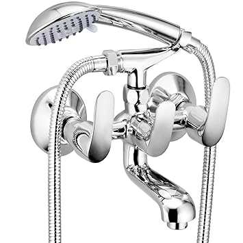 Alton Metrix Mtx3595 Brass Wall Mixer With Crutch And 5 Function