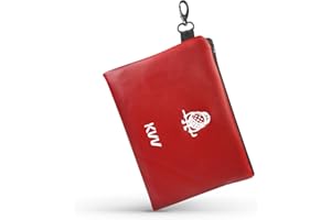 KVV Premium Waterproof Golf Pouch - PU Leather Accessory Bag with Velvet Lining | Compact & Durable Design for Golf Essentials