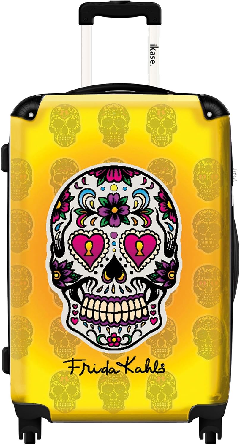 skull hard case luggage