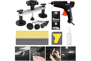 Fly5D Paintless Dent Removal Kit, Car dent Repair kit with Bridge Puller, Small dent Puller That can Eliminate 95% of car dents Within 30 Minutes for Hail Damage Dents