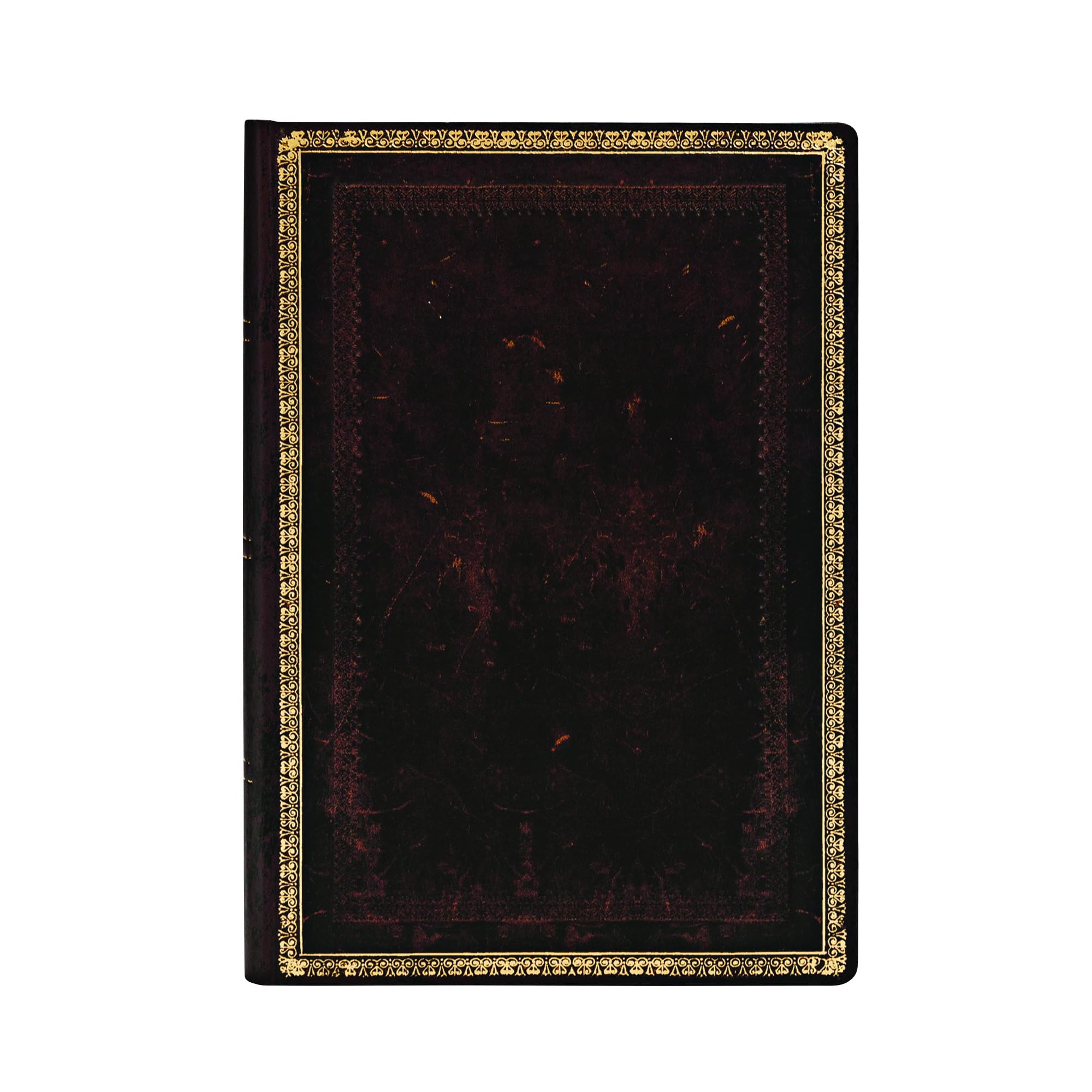 Carnet PAPERBLANKS ligné - Midi 130×180mm - Reliure à l’Ancienne série Noir Marocain (Signature Editions)