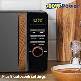 Russell Hobbs RHMD714B-N Scandi Black 17L Digital Microwave 700W view 5