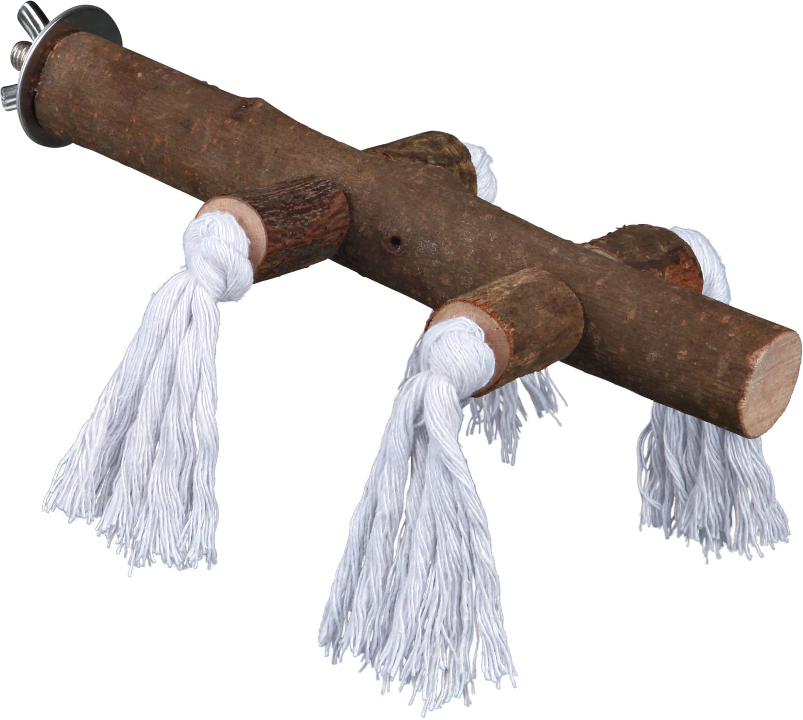 Trixie Natural Living Perch with Rope, Brown, 25 x 25 mm Diameter