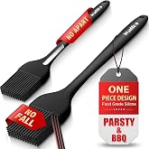 Walfos 600&deg;F Heat Resistant Silicone Basting Brushes BPA Free Pastry Brush, Spread Oil Butter Sauce for BBQ Grill Baking Kitchen Cooking, Dishwasher Safe (2 SIZE)