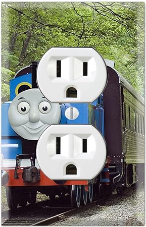 Duplex Wall Outlet Plate Decor Wallplate Thomas Train Amazon Com