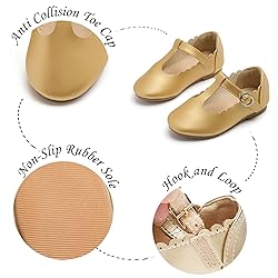 Tegeek Girls Toddler/Little Kid Mary Jane Flats