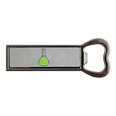 Compra Erlenmeyer con verde líquido acero inoxidable y abridor de ...