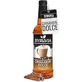 Syruvia Coffee Syrup, Cinnamon Dolce Flavored Syrup for Drinks, Lattes, and Desserts &ndash; 25.4 fl oz