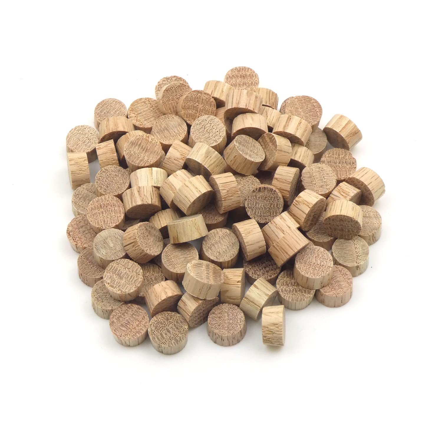12mm Oak Flat Head End Grain Plug - Pack of 100