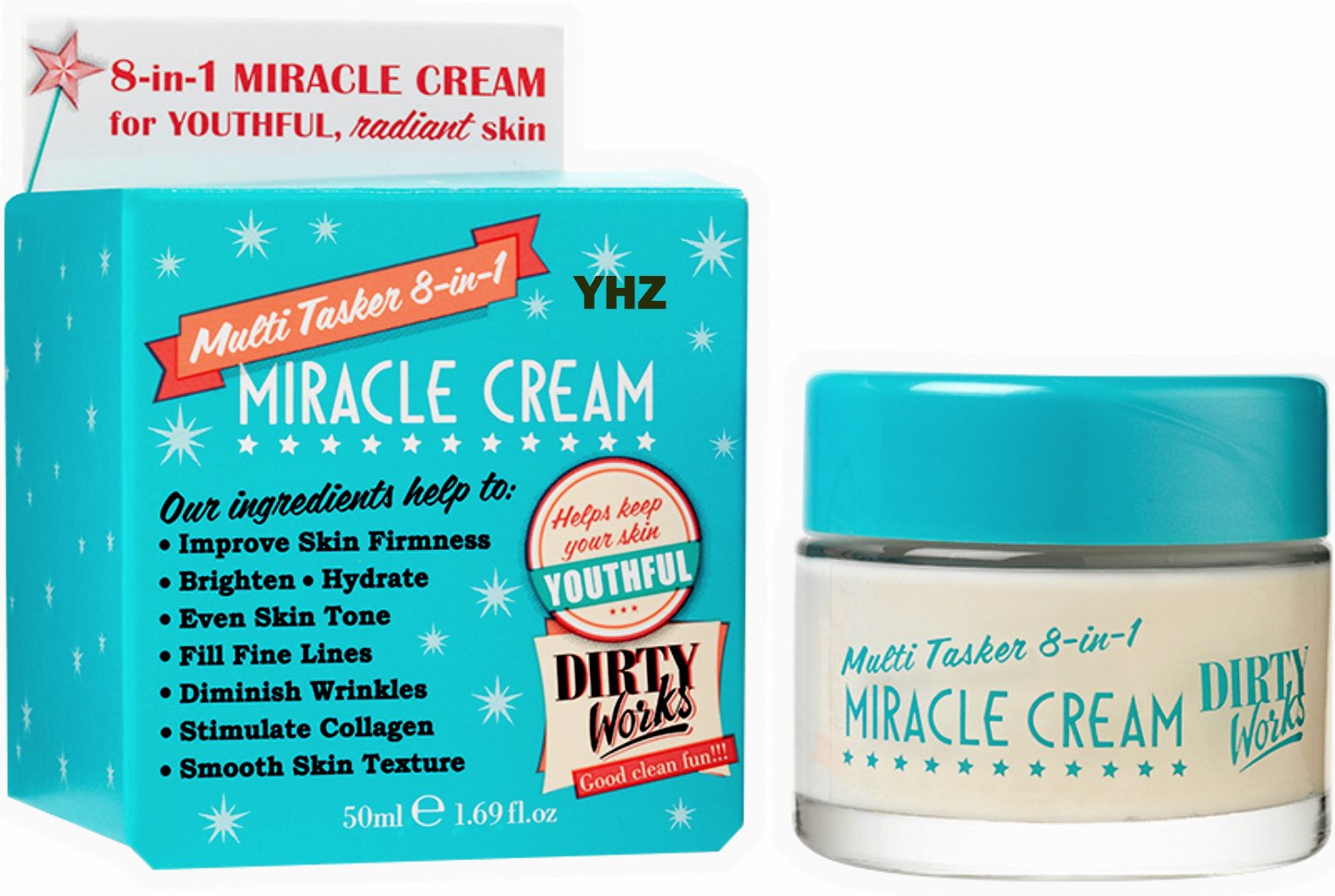 Dirty Works 8 in 1 Miracle Cream Amazon.co.uk Beauty