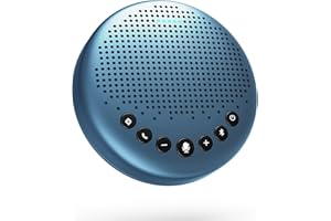 EMEET Bluetooth Speakerphone Luna Lite Conference Speaker, w/Enhanced Noise Reduction Algorithm, Daisy Chain, USB Speakerphone for Home Office, 360° Voice Pickup for 8 People