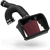 K&amp;N Cold Air Intake System: High-Flow Air Filter, Increase Performance &amp; Towing: Compatible with 2015-2026 FORD: F150 V6 2.7L, 63-2593