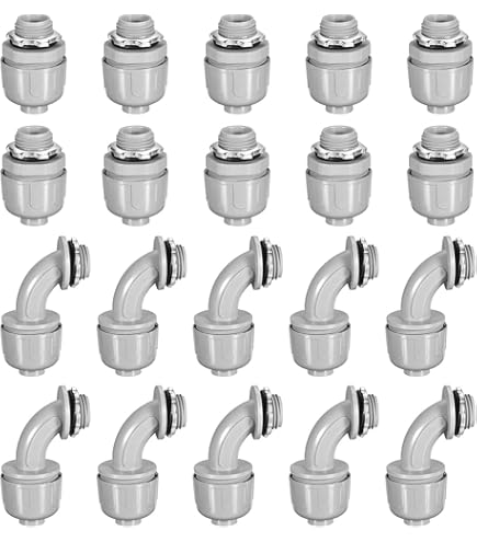 Carlon 1/2 Inch Flexible 0-90 Degree PVC Flex Elbow - Almandoz Hardware - View #9