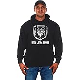 JH DESIGN GROUP Men’s Dodge Ram Pullover Hoodie Black Sweatshirt