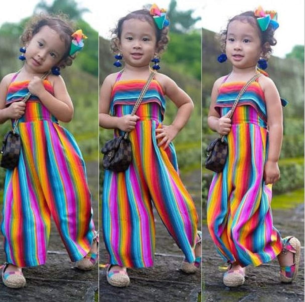 baby girl blue romper