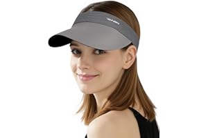 YANIKY Sun Visor Hat for Women,UPF50+ Seamless Sun Hats Men Women Lightweight Sports Cap Stretchy Ponytail Hat for Outdoor