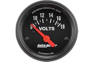 Auto Meter 2645 Z-Series Electric Voltmeter Gauge, 2.3125 in.