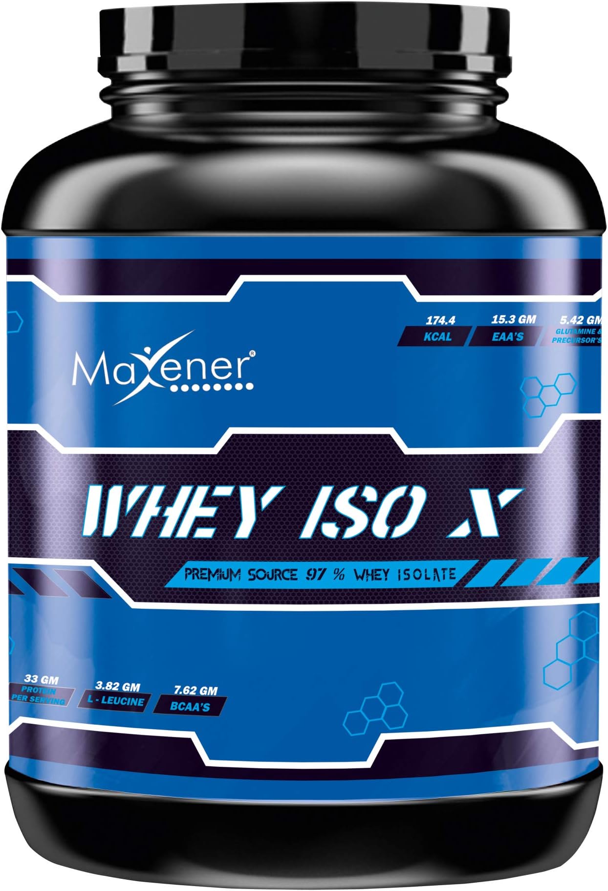 Maxener Wellness Whey Iso X 100% Whey Protein 4 LBS Chocolate