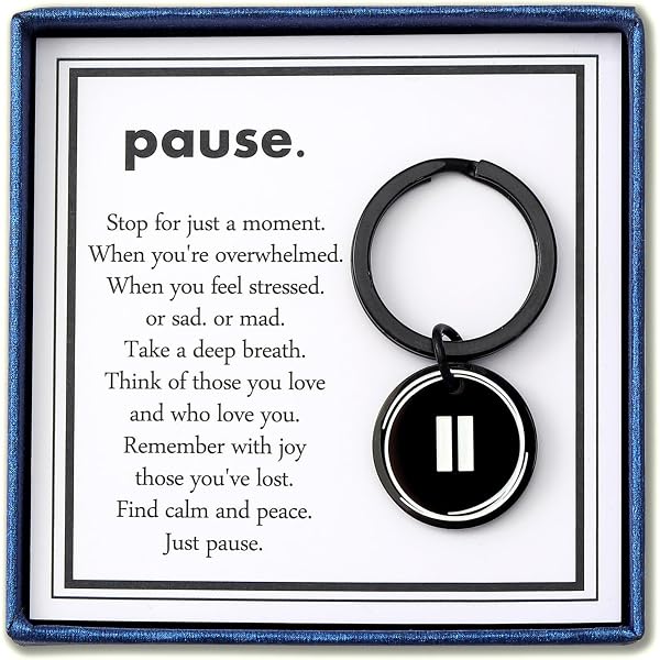 BNQL "Your Story Isn't Over Yet" Semicolon Keychain - Stainless Steel Mental Health & Depression Awareness Gift - View #11