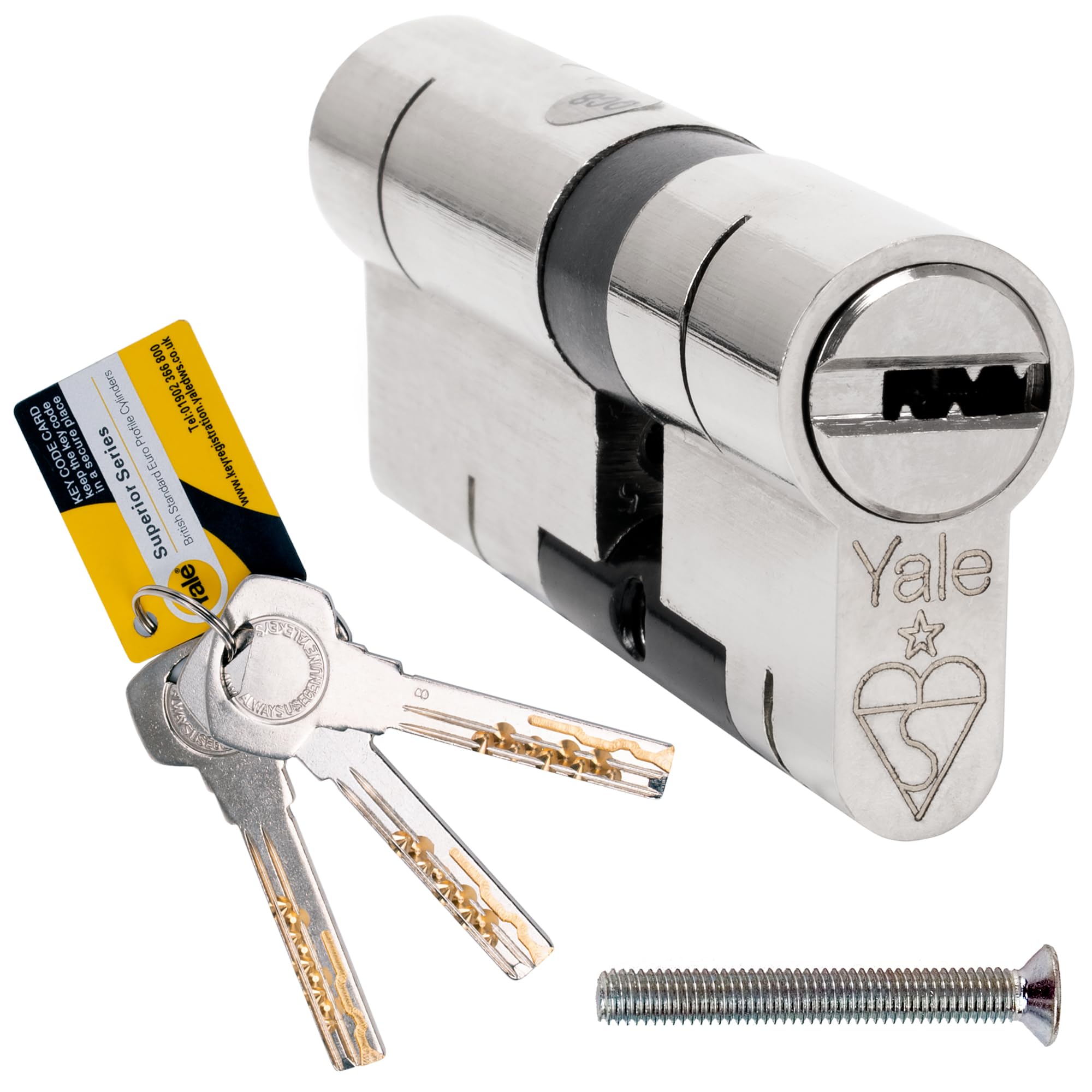 Yale Superior 1* Euro Double Cylinder - Euro double