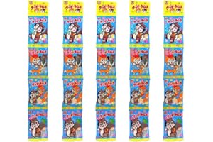 “Kuppi Ramune” Japanese Dagashi candy 4-packs set x 5 Kakudai With MAIKO sticker Pio big bazar